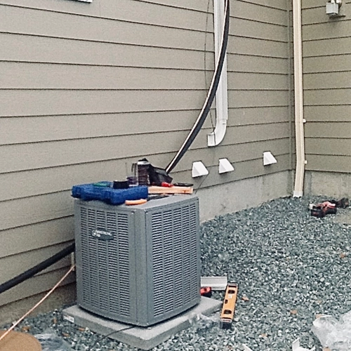 Milton central air install by skilled technicians in WA near 98354